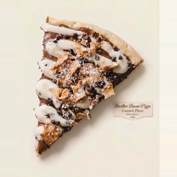 Cannoli dessert pizza slice
