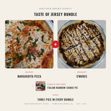 Taste of Jersey Bundle - S'mores dessert pizza plus Margherita pizza, Brother Bruno Direct