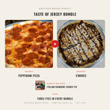 Taste of Jersey Bundle - S'mores dessert pizza plus Pepperoni pizza, Brother Bruno Direct