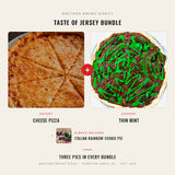 Taste of Jersey Bundle - Thin Mint dessert pizza plus Cheese pizza, Brother Bruno Direct
